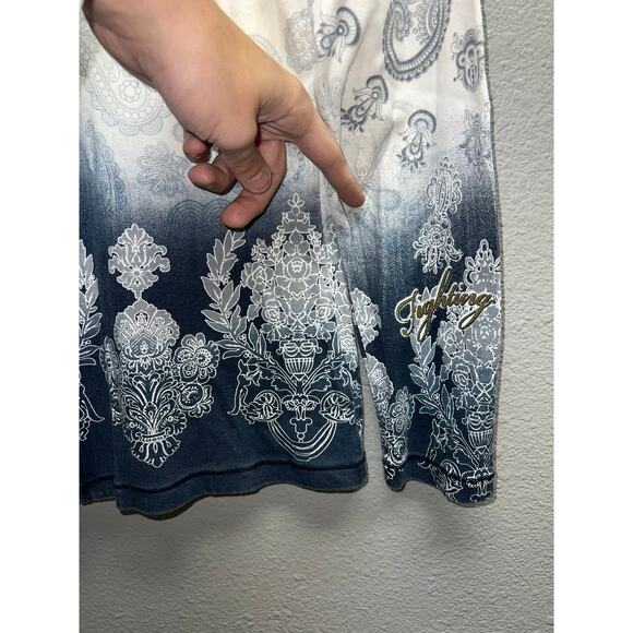 Womens Notre Dame Top Full Zip Lightweight Hooded Tee Shirt P. Michael Small - Picture 5 of 10